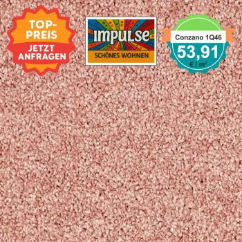 Vorwerk Teppichboden Conzano 1Q46 apricot – Quadratformat, edler Teppichboden in sanftem Apricotton, nur 53,91 €