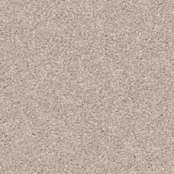 Raumansicht mit verlegtem Vorwerk Luana Teppichboden in Farbe 8H81 – zeigt die harmonische Wirkung des Univelours in einem modernen Wohnambiente. Die samtige Oberfläche sorgt für Komfort und Stil.