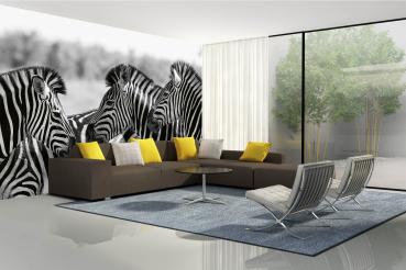 „Tiermotiv-Fototapete MS-5-0393 als Blickfang im Wohnzimmer – lebendige Farben und räumliche Tiefe“
