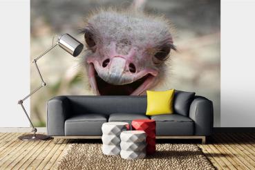 „Tiermotiv-Fototapete MS-5-0403 als Blickfang im Wohnzimmer – lebendige Farben und räumliche Tiefe“