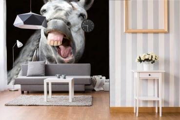 „Tiermotiv-Fototapete MS-5-0419 als Blickfang im Wohnzimmer – lebendige Farben und räumliche Tiefe“
