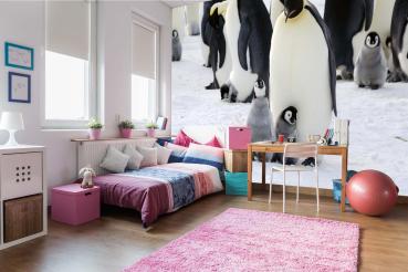 „Tiermotiv-Fototapete MS-5-0476 als Blickfang im Wohnzimmer – lebendige Farben und räumliche Tiefe“