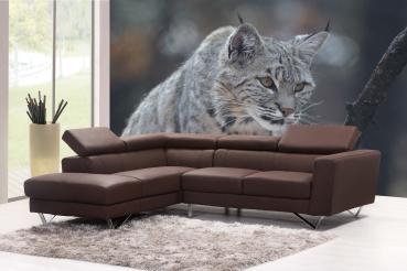 „Tiermotiv-Fototapete MS-5-0548 als Blickfang im Wohnzimmer – lebendige Farben und räumliche Tiefe“