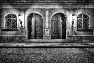 Vlies-Fototapete MS-5-0802 mit geometrischem Architektur-Motiv - Format 375 