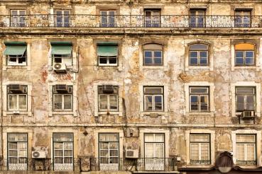 Vlies-Fototapete MS-5-0805 mit geometrischem Architektur-Motiv - Format 375 