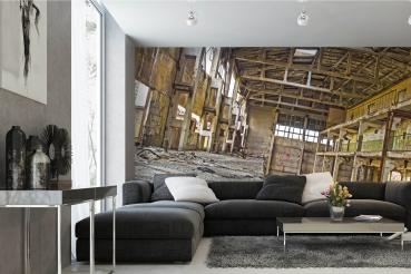 Vlies-Fototapete MS-5-0852 – Fantasie-Motiv im Raum – Wandgestaltung mit Tiefenwirkung
