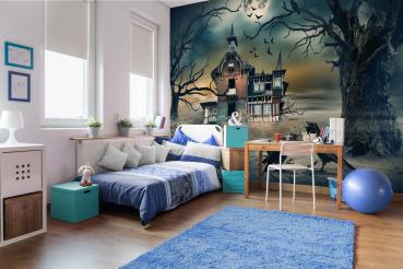 Vlies-Fototapete MS-5-1255 – Fantasie-Motiv im Raum – Wandgestaltung mit Tiefenwirkung