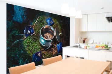 Vlies-Fototapete MS-5-1280 – Fantasie-Motiv im Raum – Wandgestaltung mit Tiefenwirkung