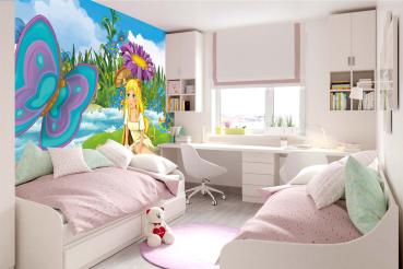 Kinder-Fototapete MS-5-1418 im Raum – kreative Wandgestaltung mit lebendigem XXL-Motiv für Kinderzimmer