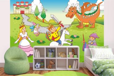 Kinder-Fototapete MS-5-1428 im Raum – kreative Wandgestaltung mit lebendigem XXL-Motiv für Kinderzimmer