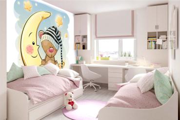 Kinder-Fototapete MS-5-1442 im Raum – kreative Wandgestaltung mit lebendigem XXL-Motiv für Kinderzimmer