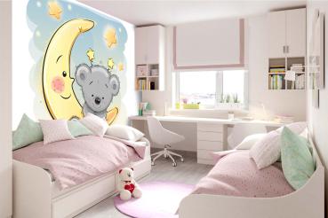 Kinder-Fototapete MS-5-1443 im Raum – kreative Wandgestaltung mit lebendigem XXL-Motiv für Kinderzimmer
