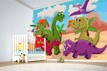 Kinder-Fototapete MS-5-1463 im Raum – kreative Wandgestaltung mit lebendigem XXL-Motiv für Kinderzimmer