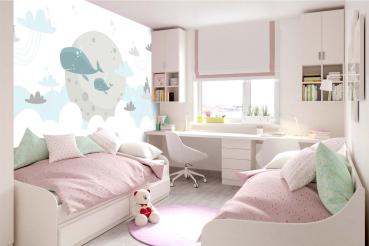 Kinder-Fototapete MS-5-1489 im Raum – kreative Wandgestaltung mit lebendigem XXL-Motiv für Kinderzimmer