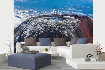 Berge-Fototapete MS-5-1649 in modernem Wohnraum – imposante Landschaft, räumliche Tiefe, stilvolle Wandgestaltung mit Naturakzen