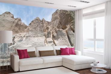 Berge-Fototapete MS-5-1706 in modernem Wohnraum – imposante Landschaft, räumliche Tiefe, stilvolle Wandgestaltung mit Naturakzen
