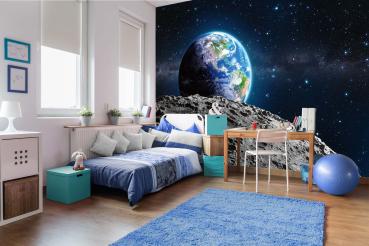Vlies-Fototapete MS-5-2235 – Himmelsmotiv im Wohnraum – stilvolle Wandgestaltung mit räumlicher Tiefe