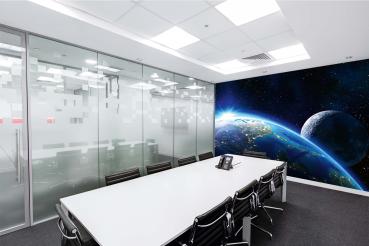 Vlies-Fototapete MS-5-2250 – Himmelsmotiv im Wohnraum – stilvolle Wandgestaltung mit räumlicher Tiefe