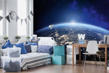 Vlies-Fototapete MS-5-2262 – Himmelsmotiv im Wohnraum – stilvolle Wandgestaltung mit räumlicher Tiefe