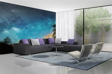 Vlies-Fototapete MS-5-2288 – Himmelsmotiv im Wohnraum – stilvolle Wandgestaltung mit räumlicher Tiefe