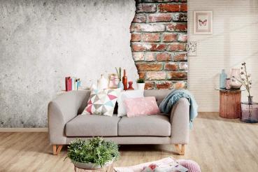„Raumansicht mit Vlies-Fototapete MS-5-2654 – modernes, vielseitiges Motiv als Wandgestaltung in Wohn- oder Arbeitsbereich“