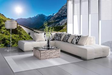 Berge-Fototapete MS-5-2868 in modernem Wohnraum – imposante Landschaft, räumliche Tiefe, stilvolle Wandgestaltung mit Naturakzen