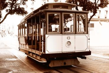 Vlies-Fototapete MS-5-2882 in Draufsicht; Retro-Motiv mit geometrischem Design und nostalgischer Farbwirkung