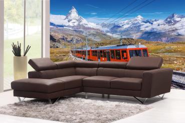 MS-5-2895 als Wandtapete in modernem Interieur; Retro-Design mit räumlicher Tiefe und Vintage-Charme