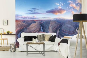Berge-Fototapete MS-5-3042 in modernem Wohnraum – imposante Landschaft, räumliche Tiefe, stilvolle Wandgestaltung mit Naturakzen