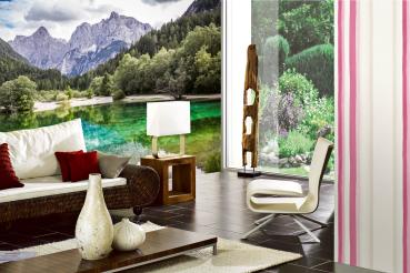 Berge-Fototapete MS-5-3073 in modernem Wohnraum – imposante Landschaft, räumliche Tiefe, stilvolle Wandgestaltung mit Naturakzen