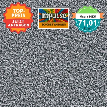 Top view of a square carpet pattern in grey