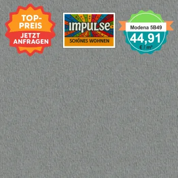 Vorwerk Teppichboden Modena 5B49 grau – hochwertiger Velours in klassischem Grau, Meterware in 4 oder 5 m Breite