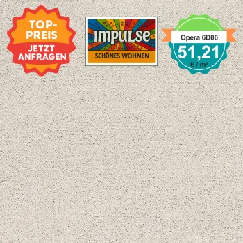 Opera 6D06 eisbär – Draufsicht quadratisch Vorwerk Teppichboden Opera eisbär