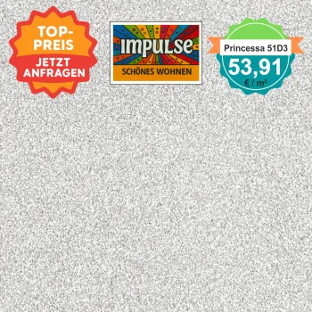 Vorwerk Teppichboden PRINCESSA 51D3 hellgrau – moderne Farbwelt, vielseitig kombinierbar