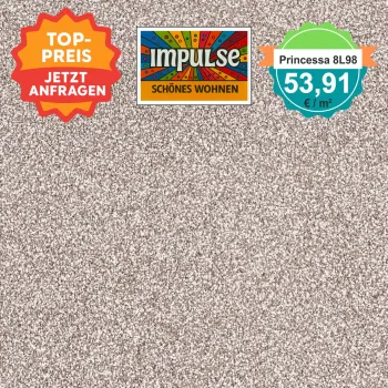 Vorwerk Teppichboden PRINCESSA 8L98 flora – eleganter Bodenbelag mit natürlicher Farbnote