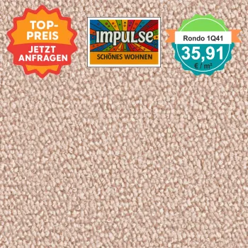 Vorwerk Teppichboden in Draufsicht – zarter Fliederton mit feiner Schlingenstruktur, gleichmäßige Oberfläche in Markenqualität