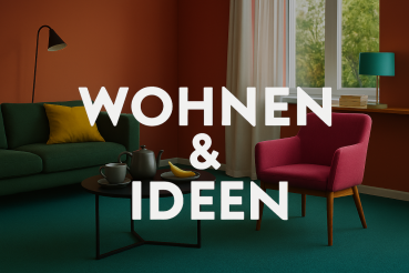 Inspirierendes Wohnzimmer mit farbiger Einrichtung – Coverbild für Wohnen & Ideen