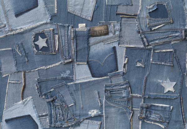 Fototapete 368 x 254 cm - 8-909 Jeans - versandkostenfrei in D*