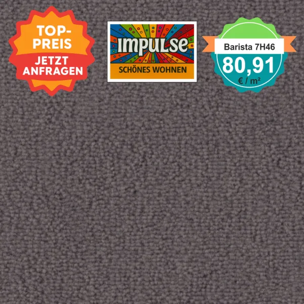 Teppichmuster Vorwerk Barista 7H46 – Velours in 4 oder 5 m Breite