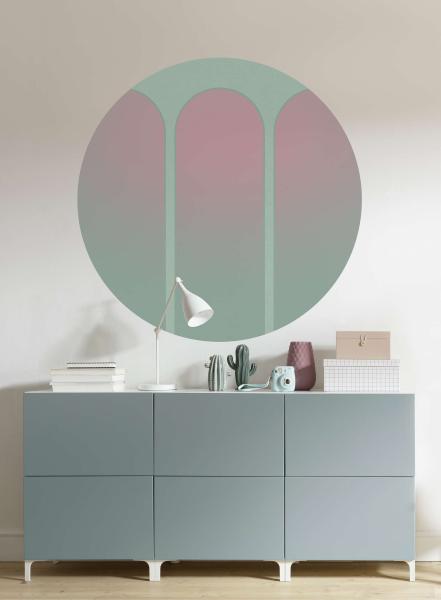 Fototapete - Sticker selbstklebend auf Vlies D1-001 - Ø 125 cm - versandkostenfrei