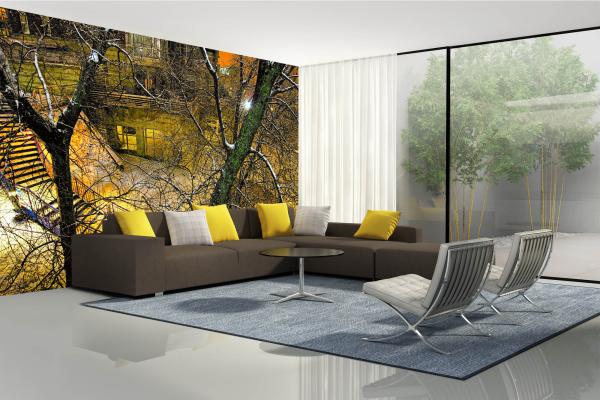 Fototapete MS-5-0630 Archtitektur in modernem Wohnraum - r