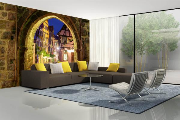Fototapete MS-5-0685 Archtitektur in modernem Wohnraum - r