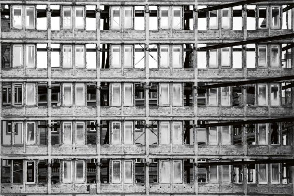 Vlies-Fototapete MS-5-0806 mit geometrischem Architektur-Motiv - Format 375 