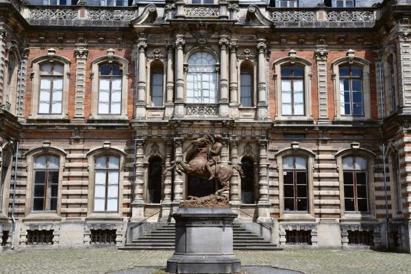 Vlies-Fototapete MS-5-0807 mit geometrischem Architektur-Motiv - Format 375 
