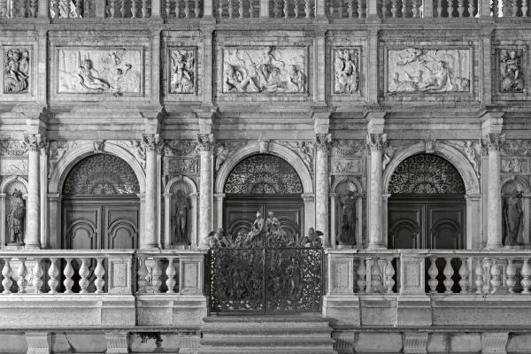 Vlies-Fototapete MS-5-0809 mit geometrischem Architektur-Motiv - Format 375 