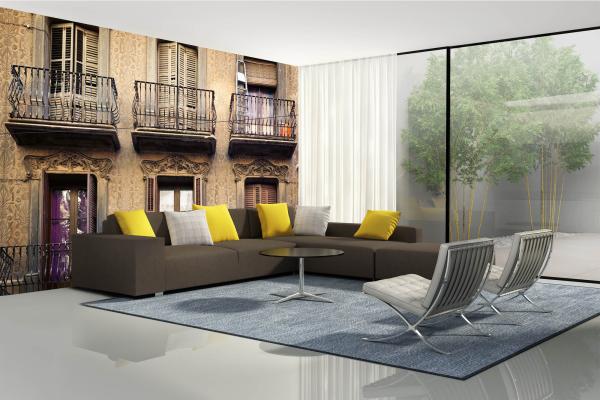 Fototapete MS-5-0810 Archtitektur in modernem Wohnraum - r