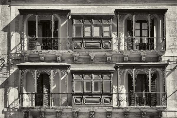 Vlies-Fototapete MS-5-0812 mit geometrischem Architektur-Motiv - Format 375 