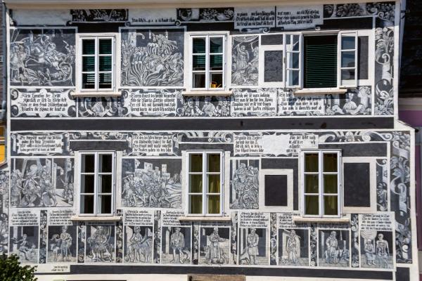 Vlies-Fototapete MS-5-0819 mit geometrischem Architektur-Motiv - Format 375 