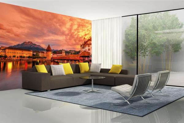 Fototapete MS-5-1063 Archtitektur in modernem Wohnraum - r