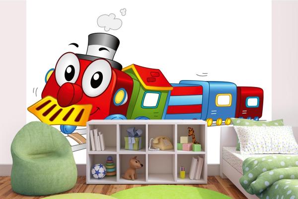 Kinder-Fototapete MS-5-1419 im Raum – kreative Wandgestaltung mit lebendigem XXL-Motiv für Kinderzimmer